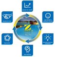 thumbnail image 5 of 8) Polaris 3900 Swimming Pool Cleaner Zodiac 39-021 Sweep Hose Blue Wear Rings, 5 of 5
