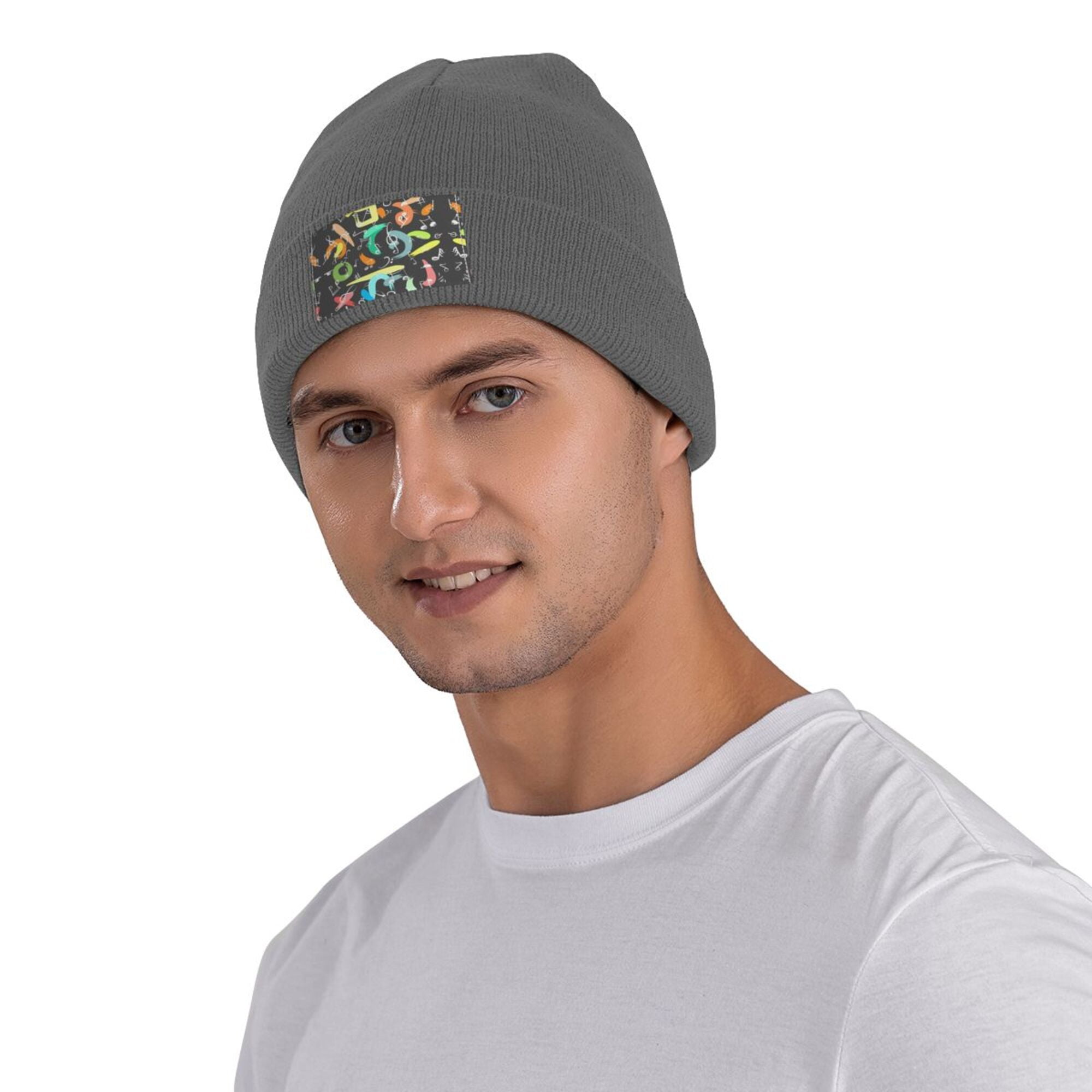 ZICANCN Knit Beanie Hat-Fun Note Sound Doodle Winter Cap
