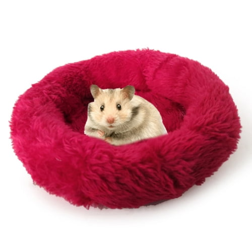 Hedgehog Guinea Pig Warm Bed Mat Haokaini Rat Hamster Plush Bed Mat Cozy Bed Blanket Cushion Habitat Decor for Bunny Chinchilla Small Animals
