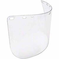Faceshield Windows, Clear, 18 3/4 in x 8 in, Sold As 1 Each