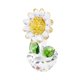 thumbnail image 2 of Figura de girasol de cristal para decoración de mesa, coleccionable para escritorio y oficina. claro, 2 of 9