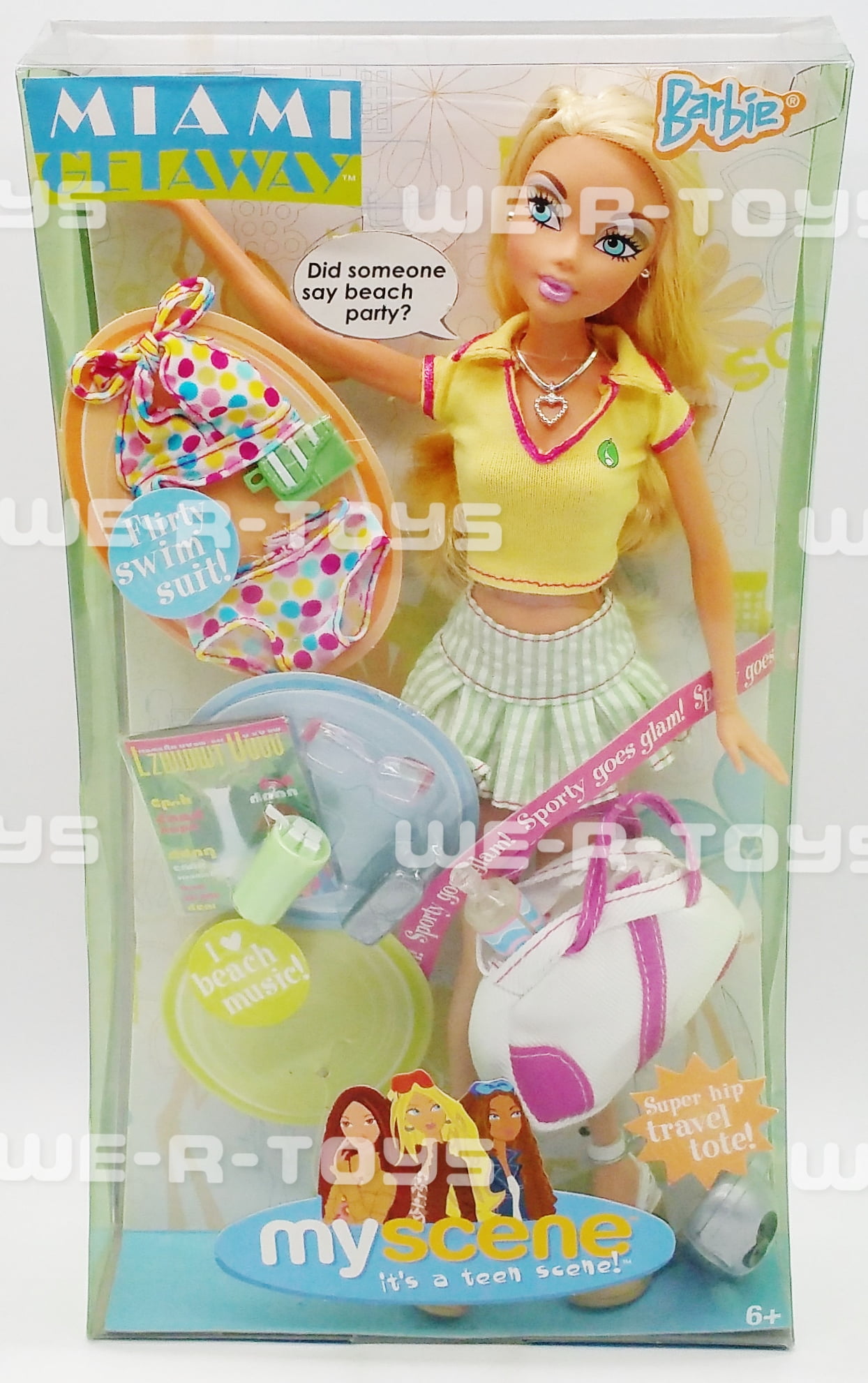 Barbie My Scene Miami Getaway Doll Mattel 2004 G6124 NRFB