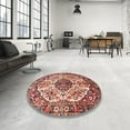 thumbnail image 3 of Ahgly Company Indoor Rectangle Traditional Fire Brick Red Persian Area Rugs, 8' x 10', 3 of 6