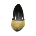 thumbnail image 3 of Ollio Women's Shoes Glitter Casual Comfort Light Pointed Toe Ballet Flats F112, 3 of 6