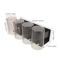 thumbnail image 2 of SHOWERORO Soporte De Pared Para Cepillos De Con Almacenamiento Sin Taladro Para Y Cocina, 2 of 8