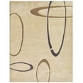 thumbnail image 3 of Rugsotic Carpets Hand Tufted Wool Eco-Friendly Area Rugs - 5'x7'6'', Rectangle, Light Brown, Modern Contemporary Design, High Pile Handmade Anti Skid Rugs for Living Room, Bed Room (K03165), 3 of 6