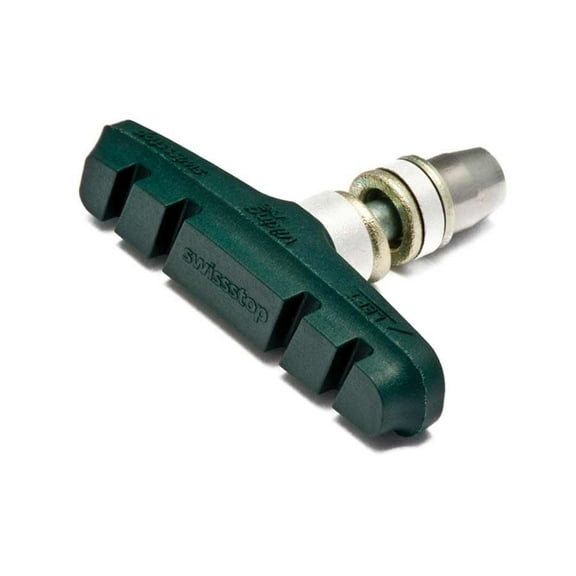 SwissStop Original Black V-Brake Pad & Carrier for Aluminum Rims