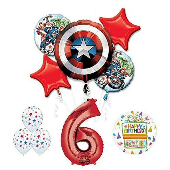 The Ultimate Avengers Super Hero 6th Birthday Party Supplies