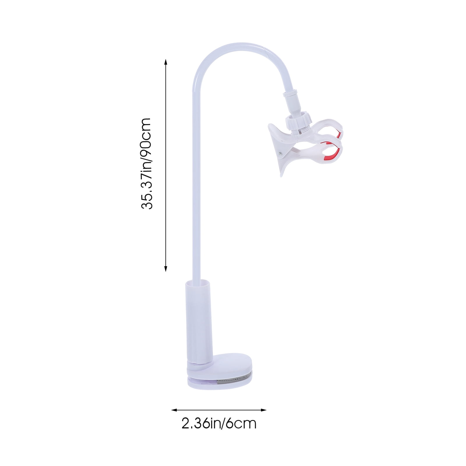USHOBE Stable Support White Cellphone Stand for Video Watching and Storage 3Pcs
