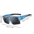 thumbnail image 3 of WEST BIKING Gafas de bicicleta Cómodas de usar Gafas deportivas Gafas de sol para exteriores, 3 of 6