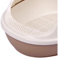 thumbnail image 2 of Cat Toilet Tray,Double Layer Grid Filter Semi-Closed Cat Litter Box Detachable Pet Pan Training Supplies, 2 of 5