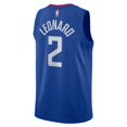 thumbnail image 3 of Unisex Nike Kawhi Leonard Royal LA Clippers Swingman Jersey - Icon Edition, 3 of 3