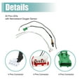thumbnail image 6 of Unique Bargains 1 Set Air Fuel Ratio Gauge LED Digital Display with Oxygen Sensor Car Gauge 12V for Car, 6 of 7