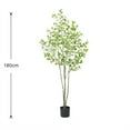 thumbnail image 4 of Huisuilinss Artificial Ficus Tree with Heart-Shaped Leaves-Lush & Full branched,Tall Luxurious Faux Heart-Leaf Ficus Tree,Large Simulated Ficus Tree With Smooth And Shiny Leaves For Home Office Decor, 4 of 7