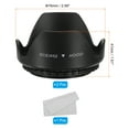 thumbnail image 2 of Uxcell 52mm Camera Lens Hood, 2Pcs Flower Lens Hood Protector with Cleaning Cloth, 2 of 5
