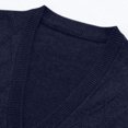 thumbnail image 4 of Bcfgryg Men's Autumn And Winter Comfort Business Sleeveless Casual Plush Vest Vest V Neck Knitted Diamond Check Lightweight Men's Vest, 4 of 5