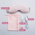thumbnail image 4 of Coofit Heated Eye Mask USB Angel Washable Temperature Adjustable Eye Cover Sleep Mask, 4 of 10