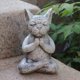 thumbnail image 4 of Estatua de Perro Meditando Buda, MeditacióN Bulldog FrancéS, Adorno Resina Meditando, Yoga, 4 of 6