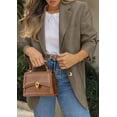 thumbnail image 5 of PRETTYGARDEN Women's Fall Blazers Button Down Fitted Lightweight Dressy Work Suit Jackets Trendy Business Casual Outfits, 5 of 8