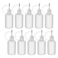 thumbnail image 2 of 30Pcs 30Ml Plastic Squeezable Tip Applicator Bottle Refillable Dropper Bottles with Needle Tip Caps for Glue DIY, 2 of 7