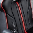 thumbnail image 2 of X Rocker Torque Bluetooth Audio Pedestal Gaming Chair with Subwoofer and Vibration, Black/Red, 2 of 7