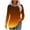 Womens Clothing Orange, variant on Womens Ribbed T-Shirt, Long Sleeve Shirts for Women Fall Casual Loose Fit Ombre Tie Dye Crewneck Tees Shirt Tops