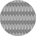 thumbnail image 1 of Ahgly Company Machine Washable Indoor Round Transitional Platinum Gray Area Rugs, 5' Round, 1 of 7