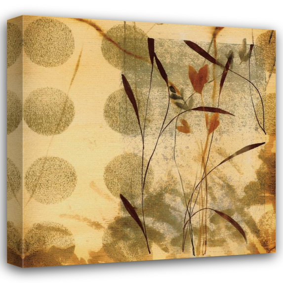 Fernando Leal 28x28 Gallery Wrapped Canvas Wall Art Titled - Playful Meadow II