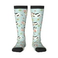 thumbnail image 2 of Lsque Cute Cows Printed Crew Socks Men's Women's LightWeight Thin Casual Calf Socks ,Knee High Socks,Cotton Socks, 2 of 9