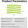 thumbnail image 2 of 20 Sheets Car Wheel Reflective Stickers Safety Glowing Reflective Strips-Sports (Set), 2 of 5
