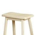thumbnail image 4 of TMS Marney 30" Indoor Saddle Bar Stool, Set of 2, Buttermilk, 4 of 6