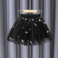thumbnail image 4 of Spazoro Toddler Girls Tutu Dance Skirts, Bow Knot Tiered Skirt Embroidery Mesh Princess Skirts for Child Girls Black Size 1 T, 4 of 4