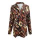 thumbnail image 4 of Pntutb Moda de verano para mujer Color sólido Delgado Manga larga Traje de doble botonadura Chaqueta pequeña Liquidación Pntutb Pntutb-412, 4 of 5