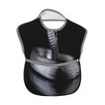 thumbnail image 2 of Susaid Black Cobra Snake Print Bibs for Babies Toddlers Adjustable Waterproof Free Soft Durable Bibs for eating with Large Pocket Food Catcher, 2 of 8