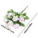 thumbnail image 2 of Ramo de flores de seda - Arreglo de dalias, rosas y hortensias, 33 cm de alto, decoración para el hogar y la boda, 2 of 7