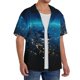 thumbnail image 2 of Fotbe Planet Earth Camisa Estampada de Manga Corta para Hombre, Casual de Verano, Estilo Playero, Sin Arrugas-3X-Large, 2 of 5