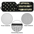 thumbnail image 6 of HUIACONG Camo Flag Windshield Sun Brown Mandala Shade for Jeep Foldable 1 Piece Car Sunshade for Jeep Wrangler, Gladiator, Renegade, FJ Cruiser. X-Small Size, 6 of 6