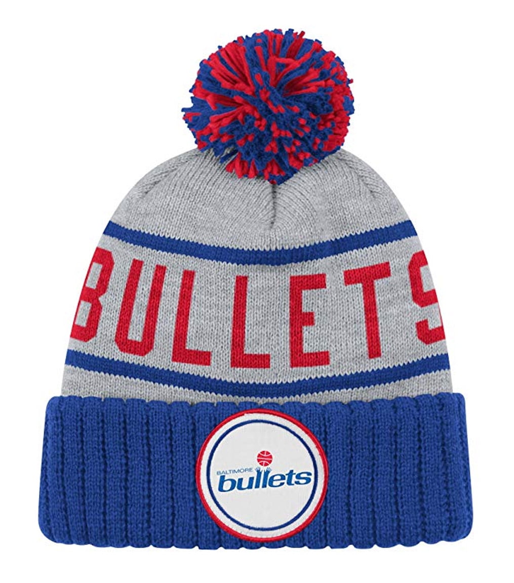 Miami Heat Mitchell /& Ness NBA High 5 Gray Current Cuffed Knit Hat