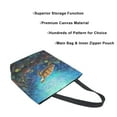 thumbnail image 2 of ALAZA Turtle in Ocean Large Shoulder Tote Bag Canvas Handbag for Outdoor Beach, 2 of 7