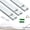 Silver-6X3.3FT, variant on Black 10X3.3FT Aluminum LED Strip Light Track with Silicone Diffuser