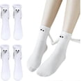 thumbnail image 1 of Magnetic Holding Hands Socks for Women Men, Kids Funny Sock for Couple,Kid Magnetic Socks for Friends and Family, 1 of 5