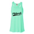 thumbnail image 1 of Go All Out City Of Pittsburgh Pennsylvania Pride Fashion Script Sleeveless Tank Top T-Shirt Mens/Women/Flowy/Fitted, 1 of 3