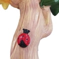 thumbnail image 3 of Toystoory Decoración de jardín, bañera de girasol para pájaros, resina de hadas, diseño exquisito, Color vivo, comedero para pájaros de color sólido Artesanía Toystoory HA012400-00B, 3 of 6