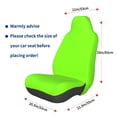 thumbnail image 2 of Car Seat Protection Cover 33×20.5in Easy To Install Elastic Anti Fouling Comprehensive Package For Car Suv Truck Fluorescent Green, 2 of 8