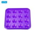 thumbnail image 3 of Uxcell Pool Ball Tray Billiard Ball Holder Snooker Storage Tray Pool Table 16 Balls, Purple 2 Pack, 3 of 4