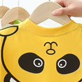 thumbnail image 5 of JLFKNG Toddler Baby Boys Tee Shirts Cartoon Cute Sweet Panda Printed Tee Shirt Short Sleeve Crew Neck Child's Daily Wear, 5 of 5