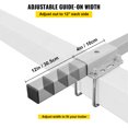 thumbnail image 3 of VEVOR Boat Trailer Guide-on, 22", 2PCS Steel Trailer Post Guide ons, with White PVC Tube Covers, Complete Mounting Accessories Included, for Ski Boat, Fishing Boat or Sailboat Trailer, 3 of 9