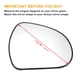 thumbnail image 3 of Reemplazo de vidrio de espejo retrovisor derecho calefaccionado blanco único para Peugeot 207 308, 3 of 6