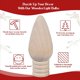thumbnail image 4 of 100 Piezas de Bombillas Navideñas de Madera, Adornos de Madera Sin Terminar para Manualidades y Suministro de Árboles de Navidad, 2 Pulgadas de Alto, 4 of 5