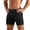 Black, variant on Mens Underwear Boxer Briefs Soft Seamless Moisture Wicking U Pouch Underwear Thin Quick Dry Breathable Trunks
